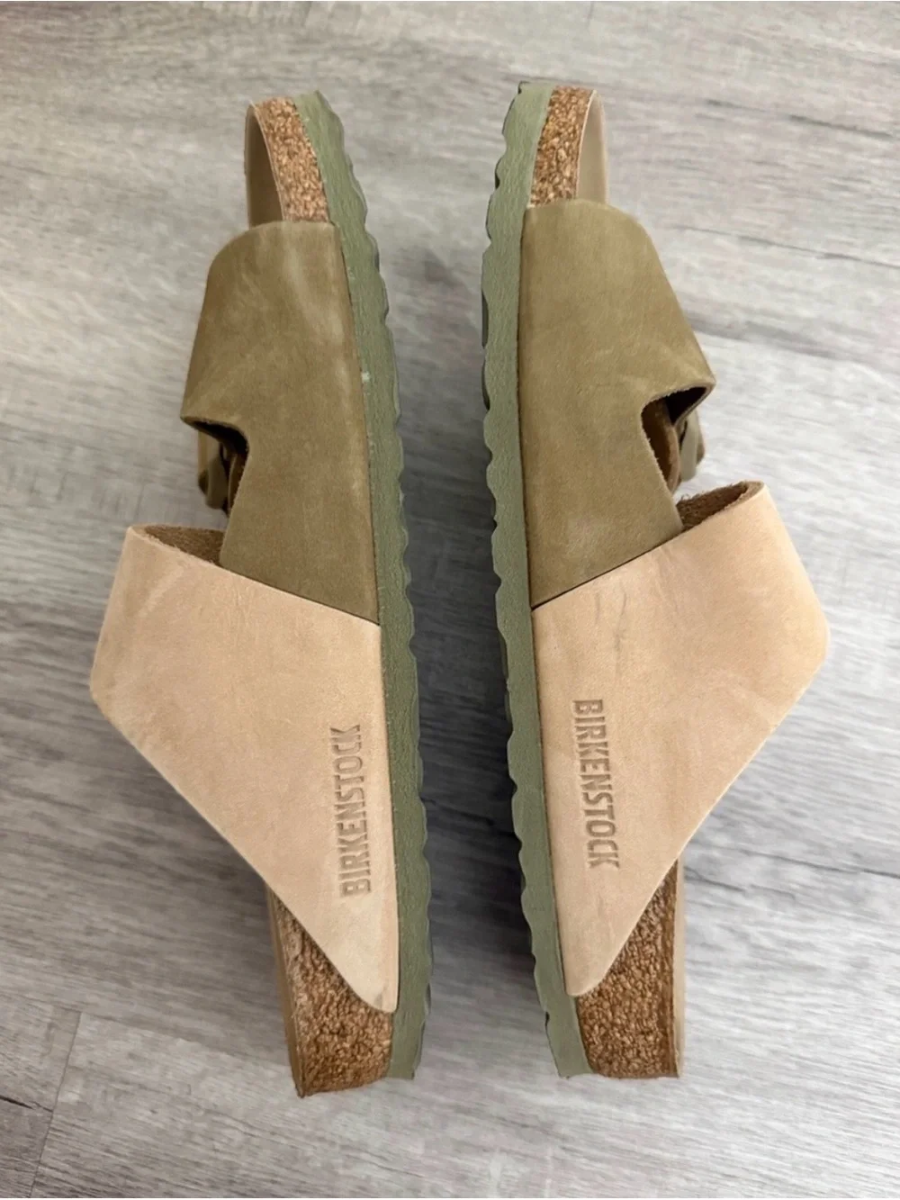 Birkenstock Arizona Split Faded Khaki